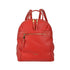 Zaino rosso in similpelle martellata con zip oro Romeo Gigli Navid, Borse e accessori Donna, SKU b515000176, Immagine 0